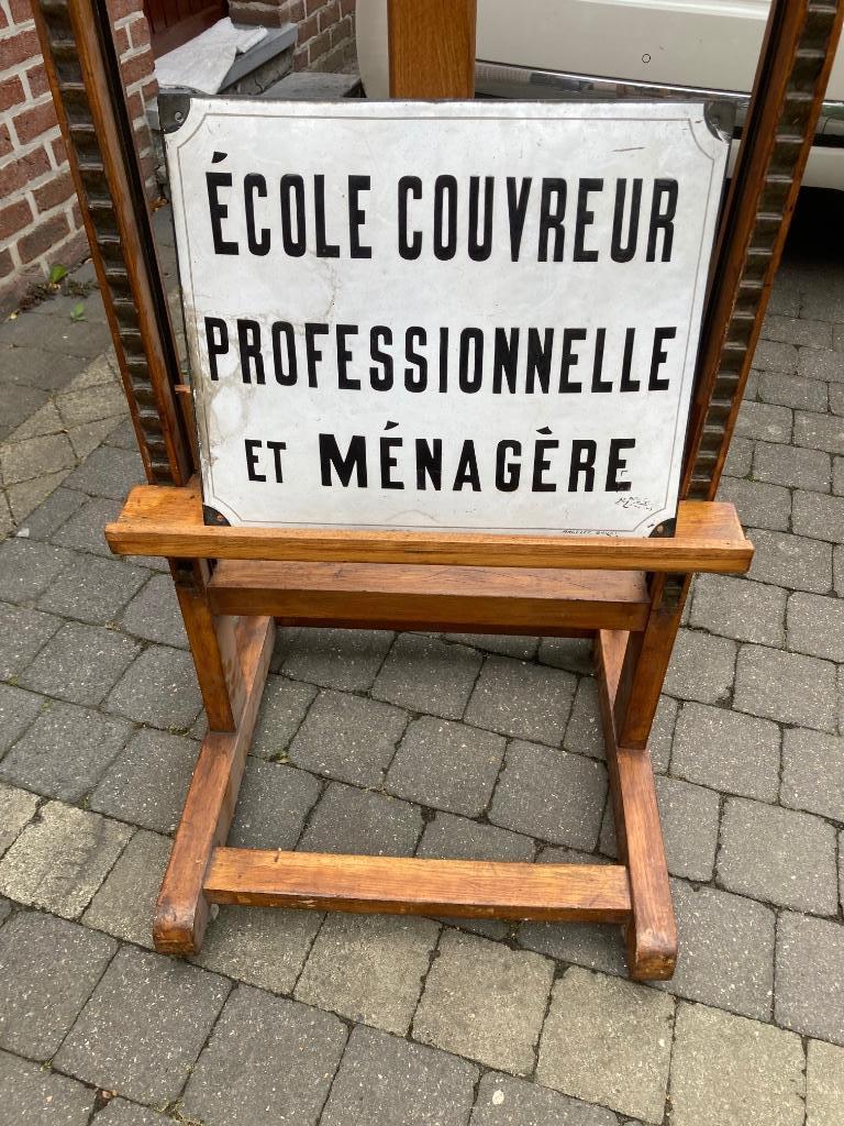 plaque émaillée, Enlèvement ou Envoi, Utilisé, Panneau publicitaire