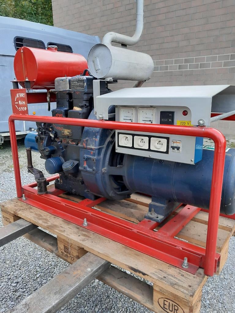 LiSTER stroomaggregaat, Ophalen