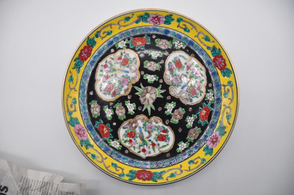Imari - assiette - peinte à la main - feuille d'or, Enlèvement ou Envoi