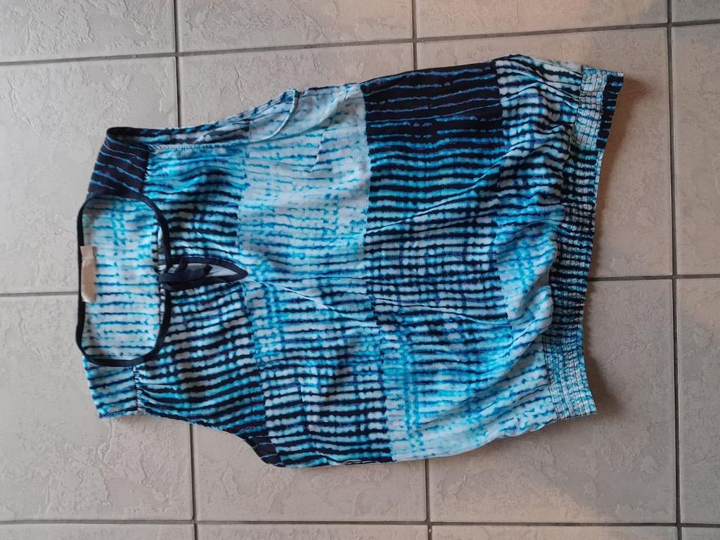 Licht blousje maat 42, Kleding | Dames, Ophalen, Gedragen, Maat 42/44 (L), Blauw