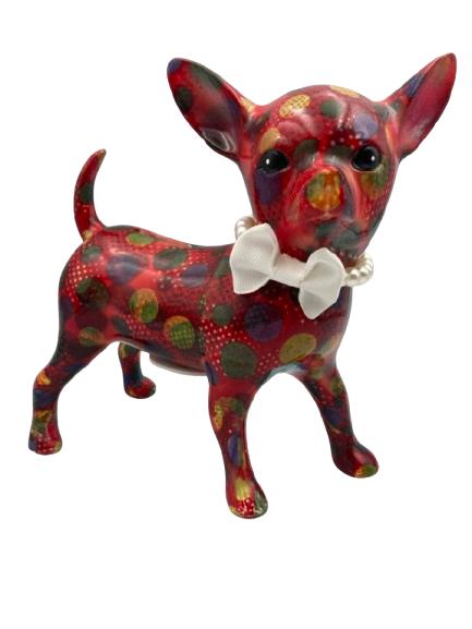 Tirelire pour chien design Pomme-Pidou — rouge à pois, Enlèvement ou Envoi, Utilisé, Animal