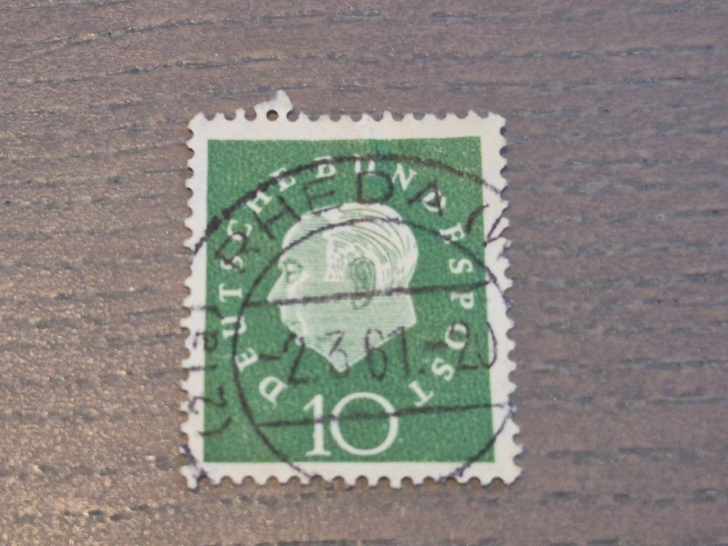 Postzegels Deutsche Bundespost Theodor Heuss 10 & 20, Ophalen of Verzenden