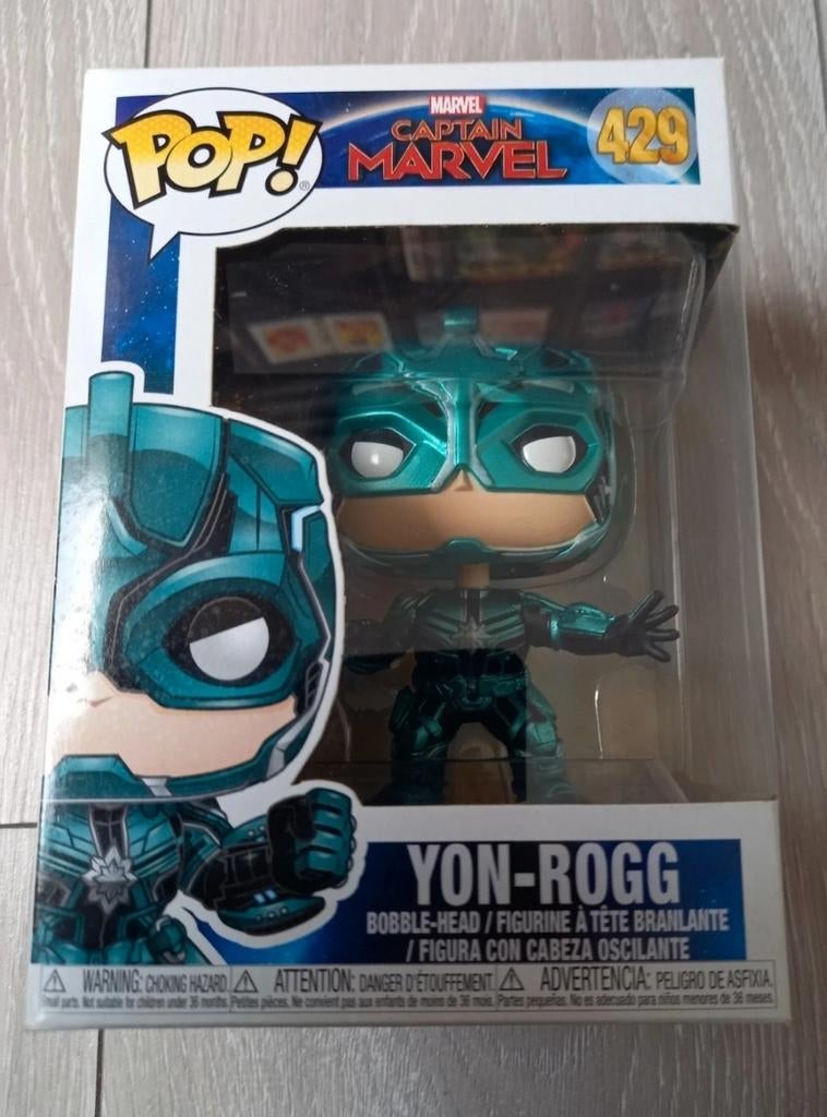 Pop Captain Marvel 429 Yon-Rogg, Enlèvement, Neuf, Fantasy