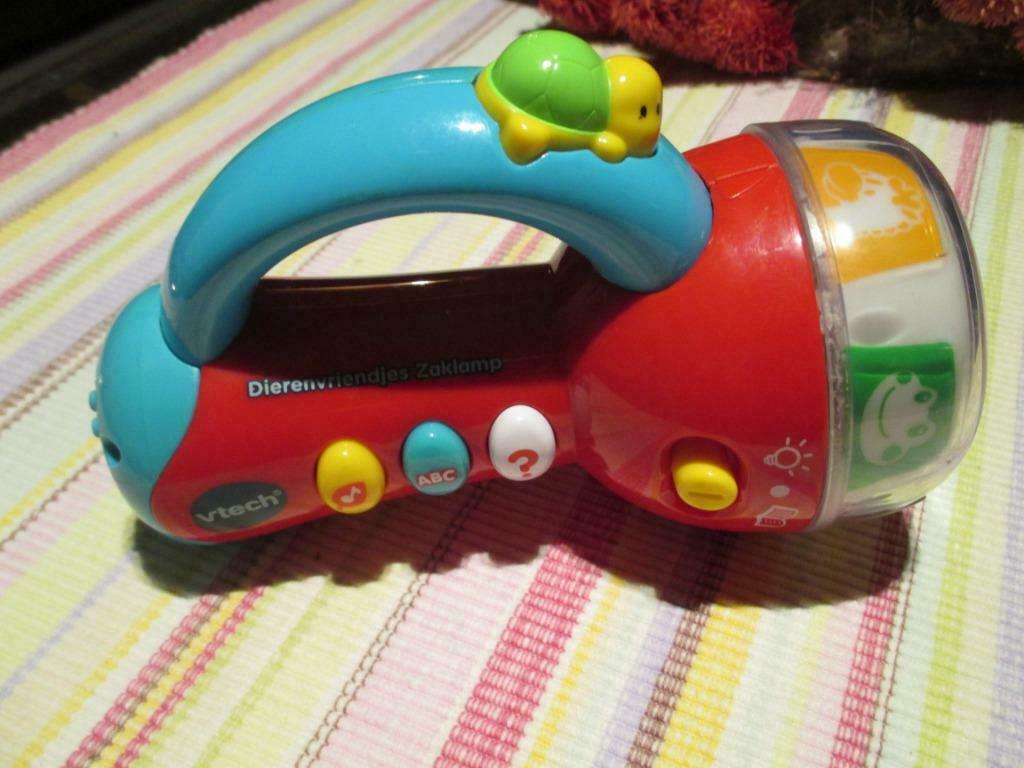 Vtech dierenvriendjes zaklamp, Kinderen en Baby's, Ophalen of Verzenden, Zo goed als nieuw