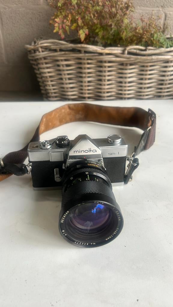Minolta met telelens en macro, Enlèvement ou Envoi, Minolta