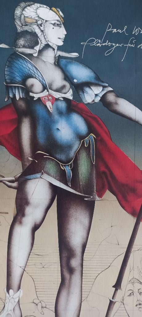 Paul Wunderlich- Minerva, Ophalen of Verzenden