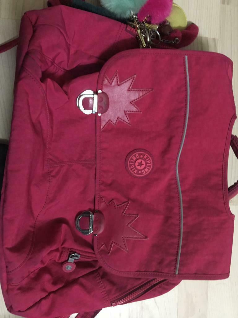 Iniko kipling boekentas en pennenzak, Enlèvement ou Envoi, Rose, Porte-documents ou Cartable