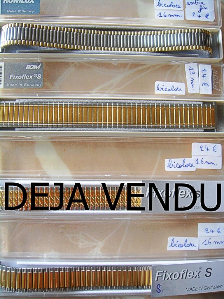 Bracelet Fixoflex extensible bicolore;  8, 10, 12, 16, 18 mm, Bijoux, Sacs & Beauté, Enlèvement ou Envoi, Neuf, Autres couleurs