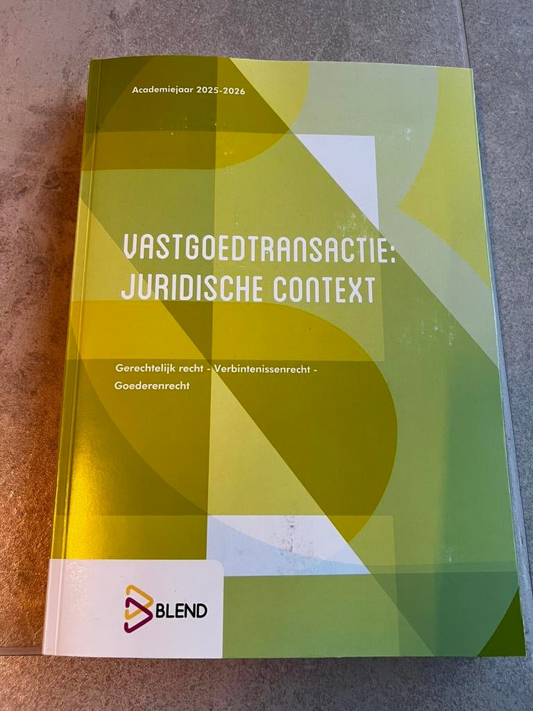 Vastgoedtransactie: Juridische context, Boeken, Nieuw, Ophalen of Verzenden, Overige onderwerpen, Stefaan Maenhout