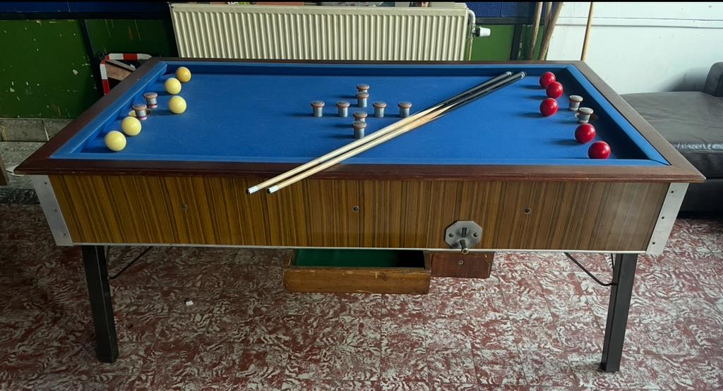 Golfbiljart, Ophalen, Gebruikt, Biljarttafel