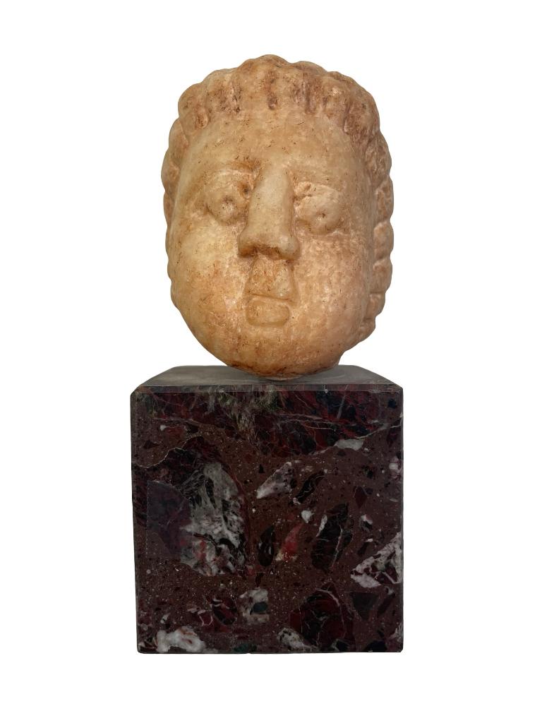 Tête d’enfant en marbre ancien à identifier, Antiquités & Art, Enlèvement ou Envoi