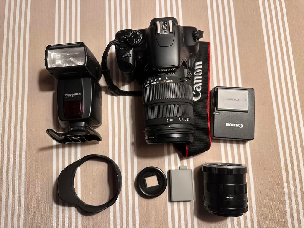 Accessoires Canon 450D +, Enlèvement, Comme neuf, Canon