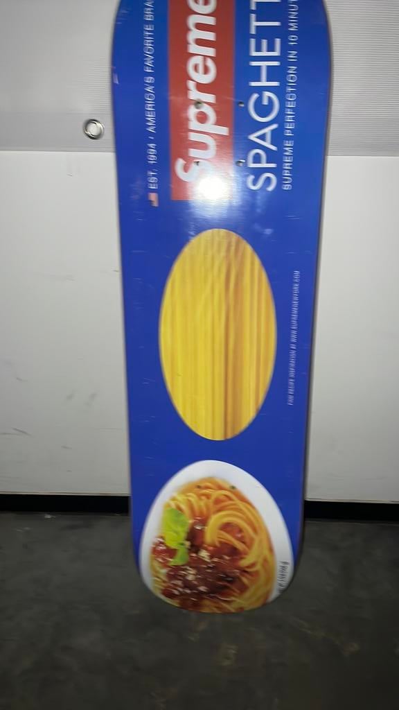 Te koop Supreme skateboard Spaghetti edition, Sport en Fitness, Ophalen, Zo goed als nieuw, Skateboard