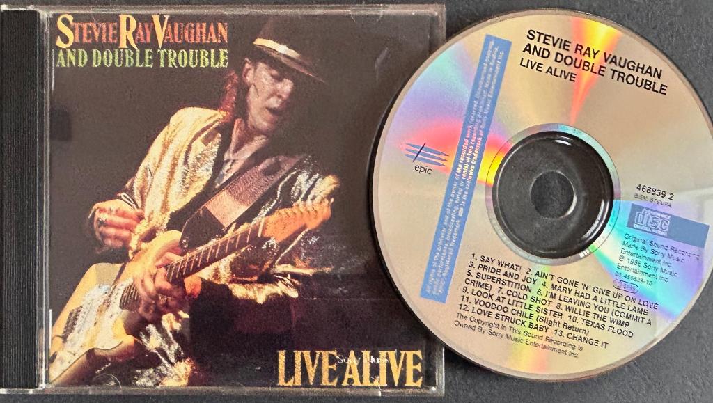 STEVIE RAY VAUGHAN & DOUBLE TROUBLE - Live alive ( CD ), Verzenden, Zo goed als nieuw, Poprock