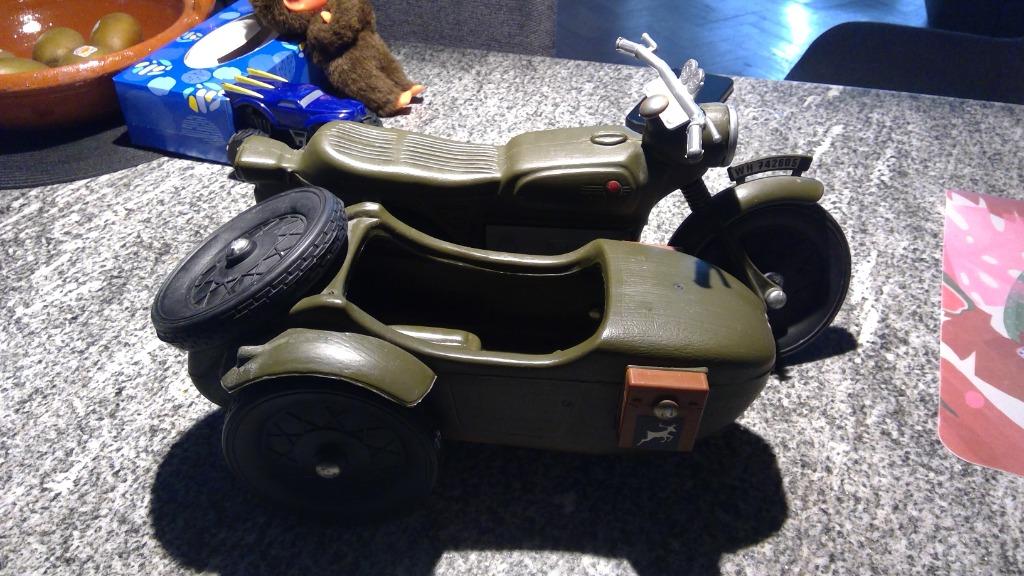 CHERILEA ACTION MAN MOTORCYCLE WITH SIDE CAR, Enlèvement, Utilisé