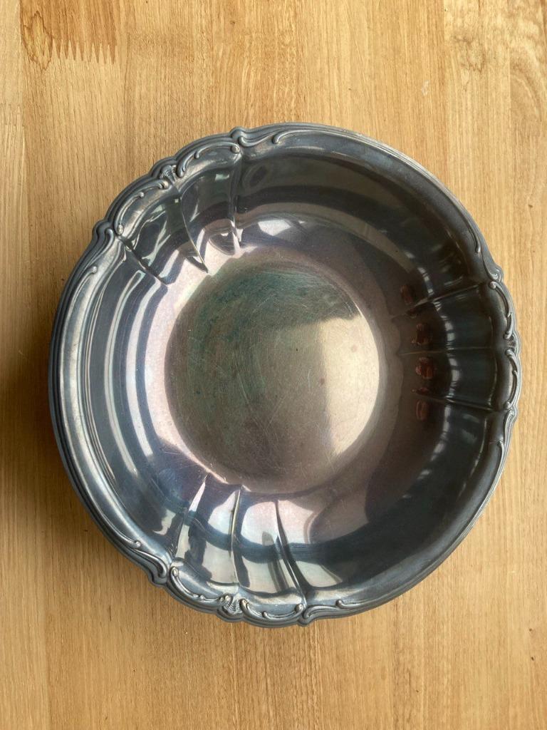 Elegante verzilverde schaal van Wellner, Antiek en Kunst, Ophalen