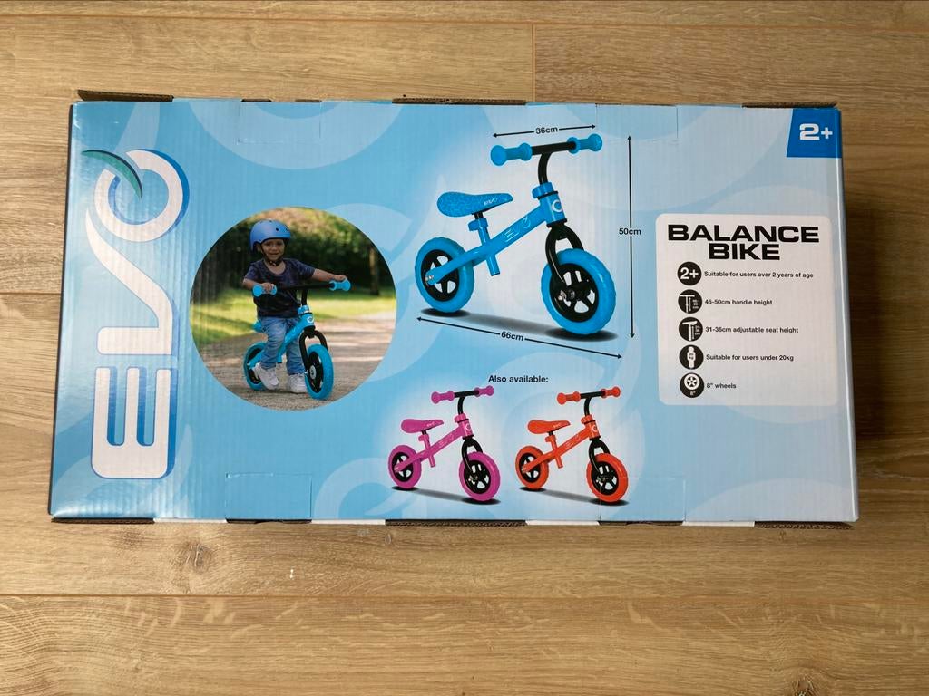 Nieuwe balance bike EVO voor kinderen 2+, Ophalen, Nieuw