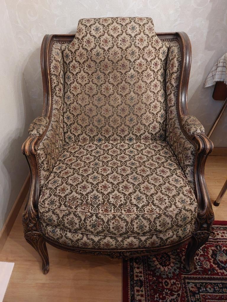 Zetel Louis XV, Ophalen, Gebruikt, Stof