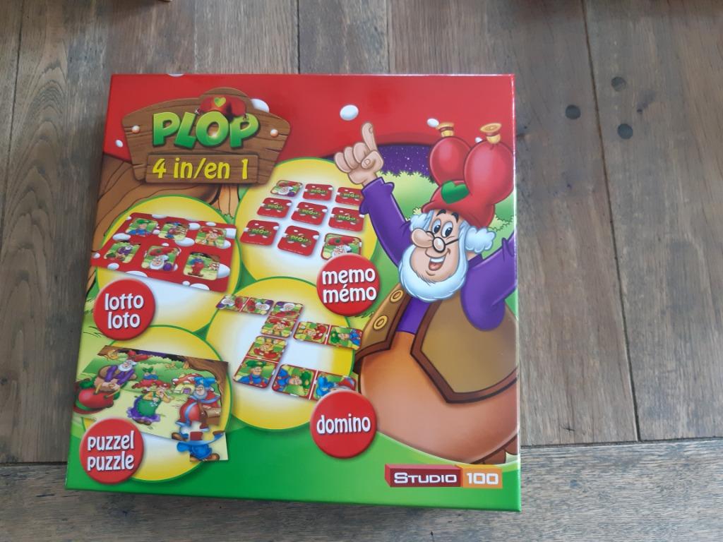 Gezelschapsspel 'Plop 4 in 1', Enlèvement ou Envoi, Comme neuf