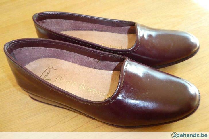 Pantoffel leder maat 36, Nieuw, Slippers