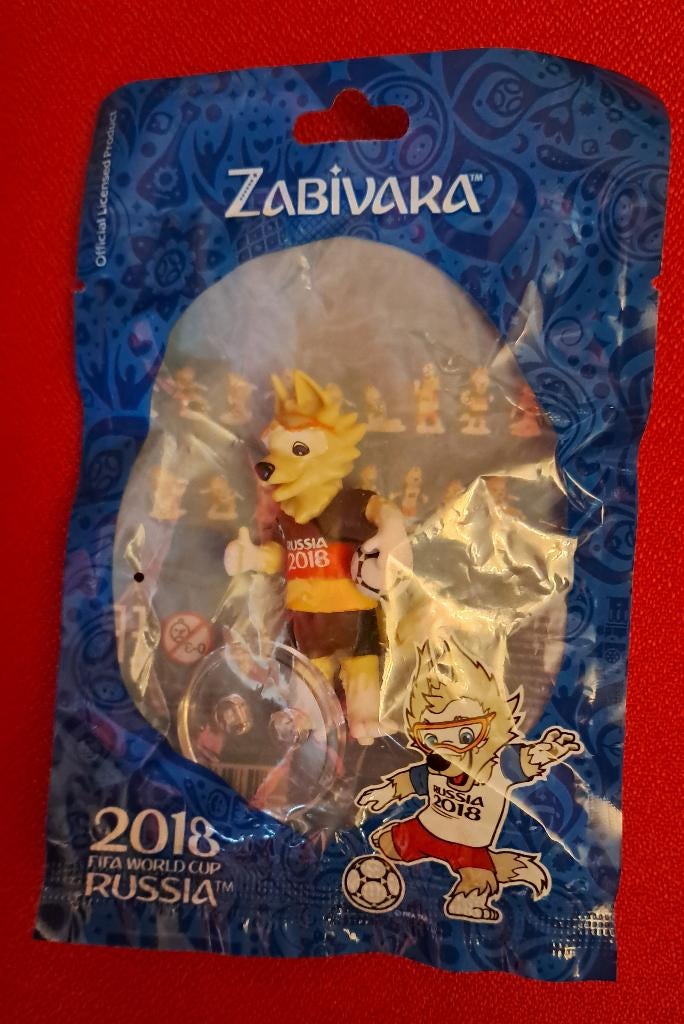 Figurine Zabivaka Mascotte Belgique FIFA, Russie 2018, Enlèvement ou Envoi