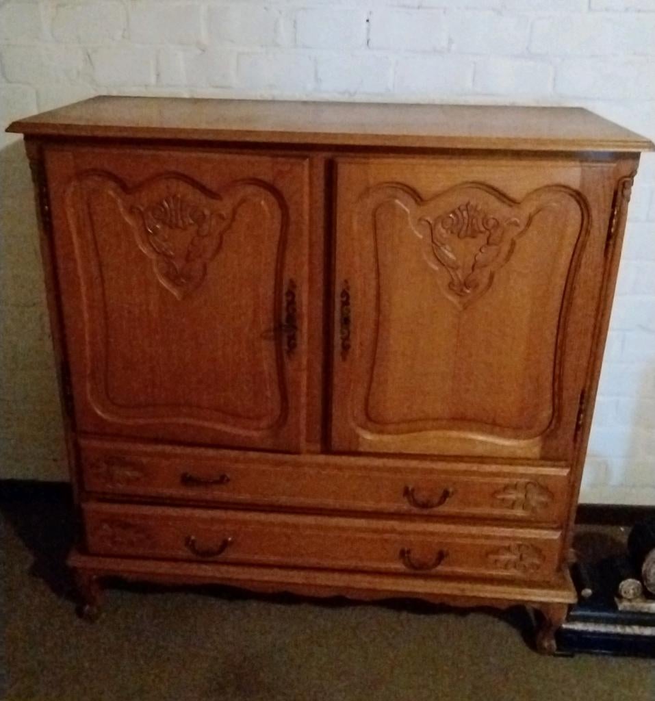 Belle armoire ancienne en bois, Maison & Meubles, 25 à 50 cm, Avec tablette(s), Comme neuf, 100 à 150 cm