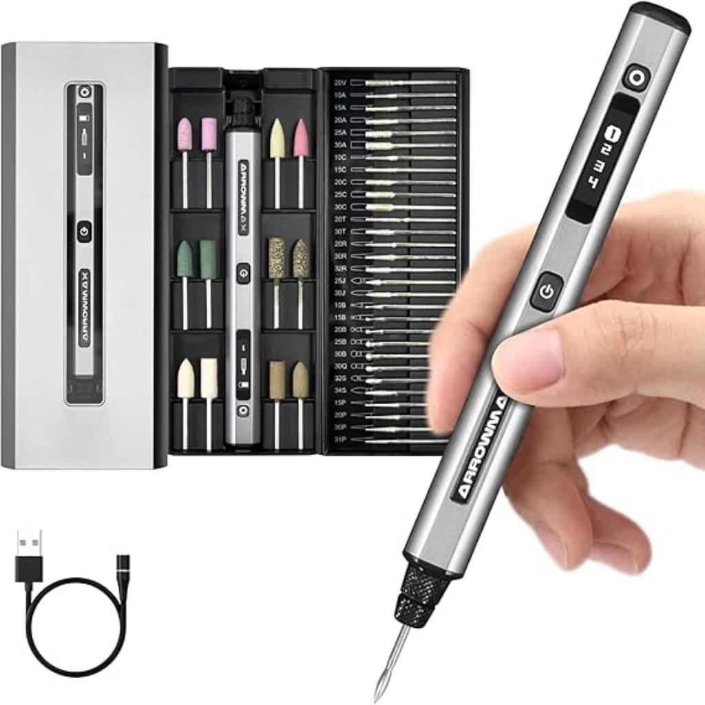Mini stylo de gravure électrique | 42 bits | Nouveau, Neuf, Arrowmax, -, -