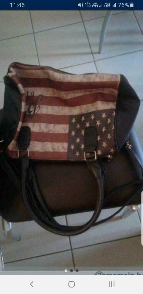 Sac à main motif américain, Bijoux, Sacs & Beauté, Sacs | Sacs Femme, Enlèvement, Sac à main
