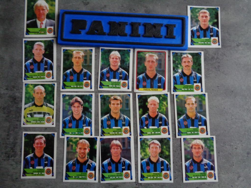 AUTOCOLLANTS DE FOOT PANINI CLUB DE BRUGES 1995 FOOTBALL, Envoi
