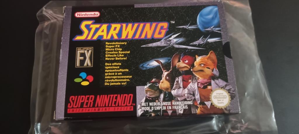 Starwing Super Nintendo compleet bijna perfect, Games en Spelcomputers