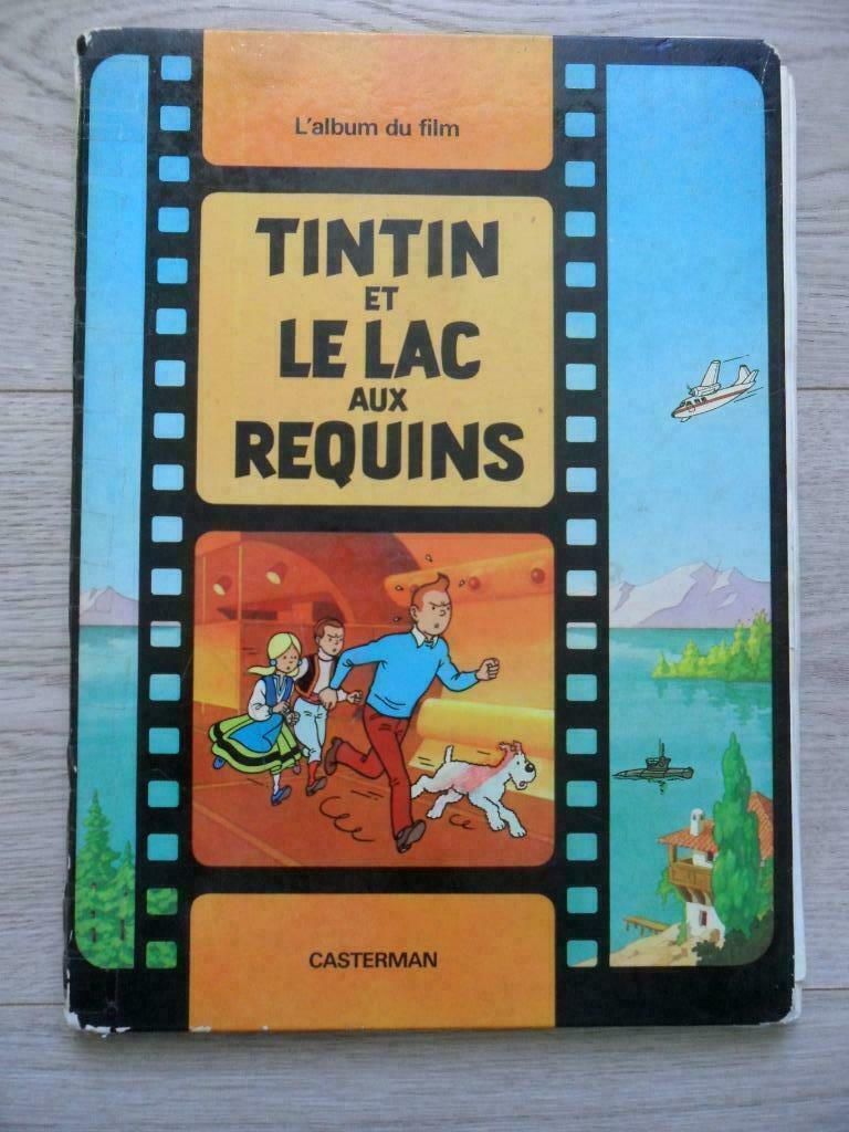Tintin et le lac aux requins, Gelezen, Eén stripboek, Ophalen of Verzenden, Casterman