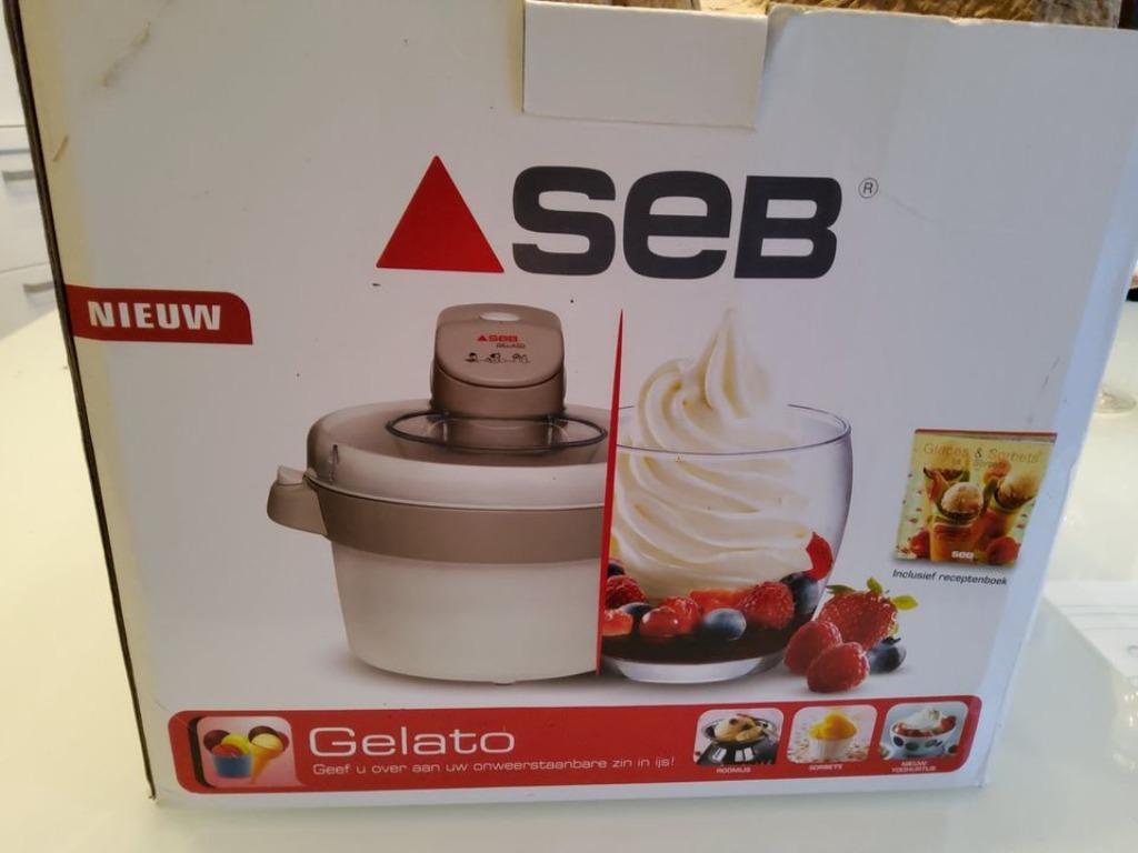 Sorbetière seb gelato, Ophalen, Zo goed als nieuw