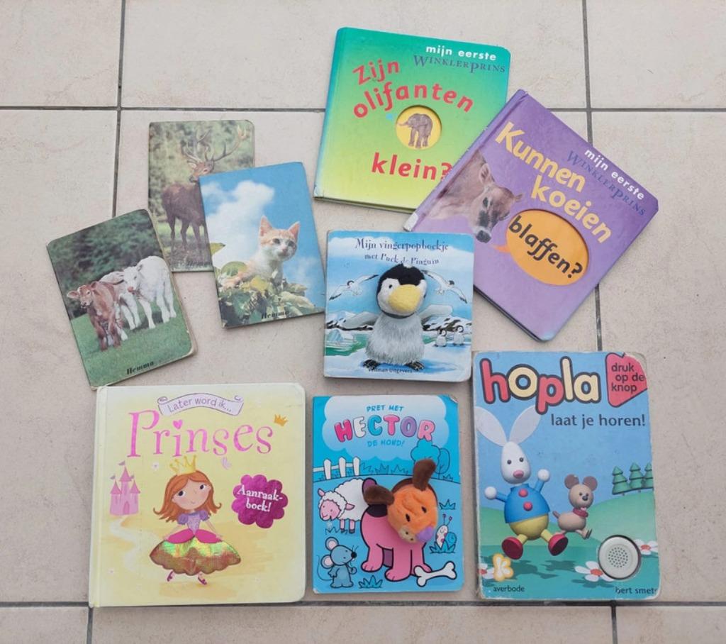 Collectie van 9 boeken voor peuters en kleuters, Gelezen, Fictie algemeen, Jongen of Meisje, Voorleesboek