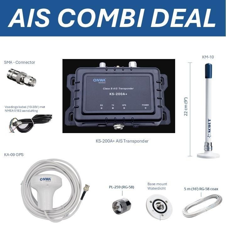 ONWA KS-200A+ AIS Transponder DEAL | Gratis Verzending, Enlèvement ou Envoi, Neuf, Radio