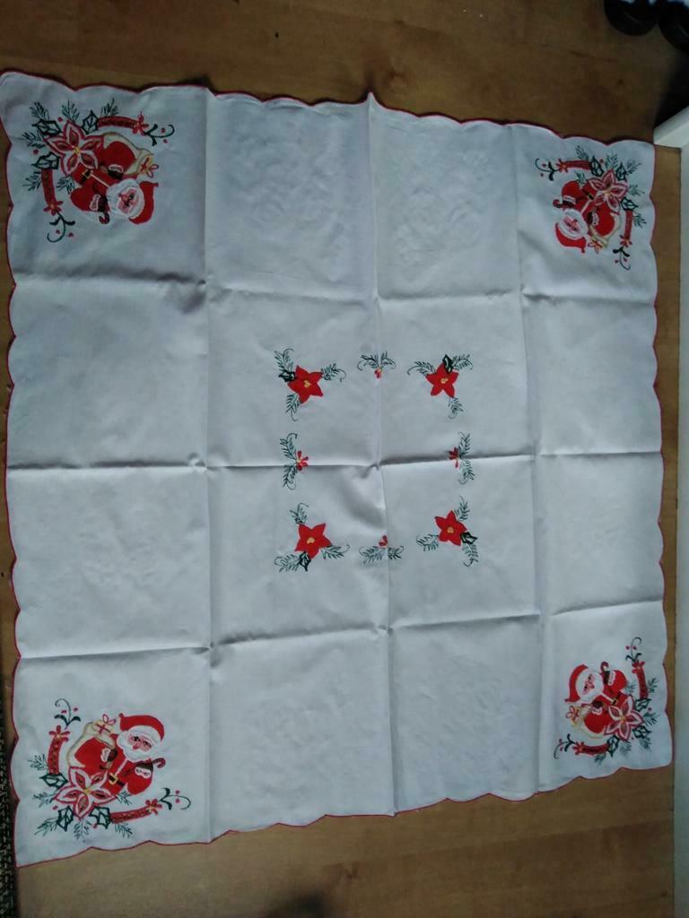 Kerst tafellaken, Ophalen of Verzenden, Nieuw, Wit, Tafelkleed of Tafelzeil