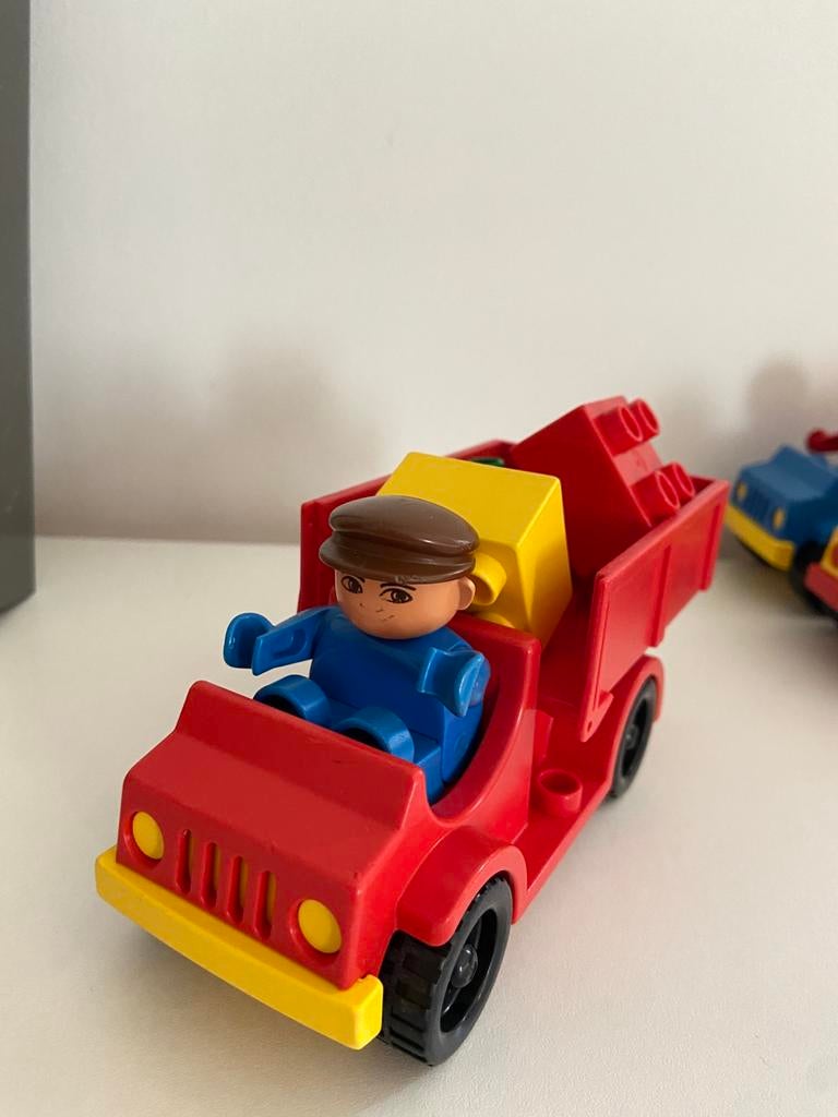 Duplo auto met laadbak, Ophalen, Duplo