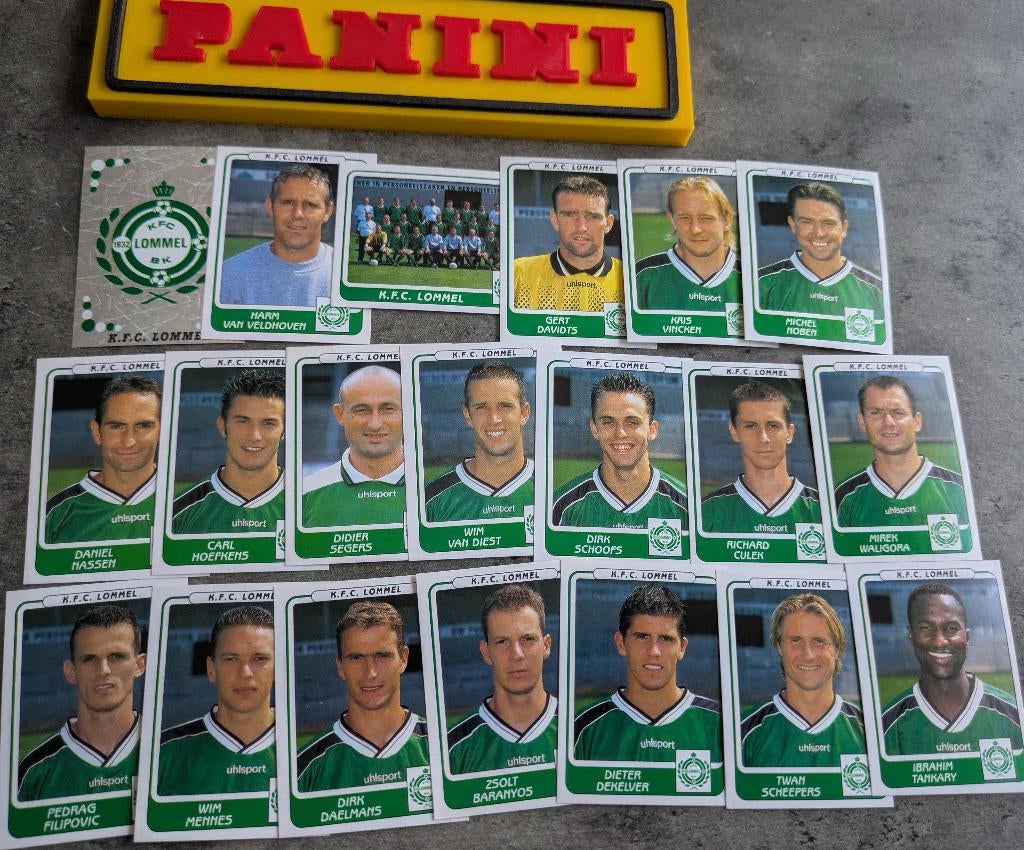PANINI STICKERS 20X FOOTBALL 2002 LOMMEL KFC  VOETBAL, Verzenden, Nieuw