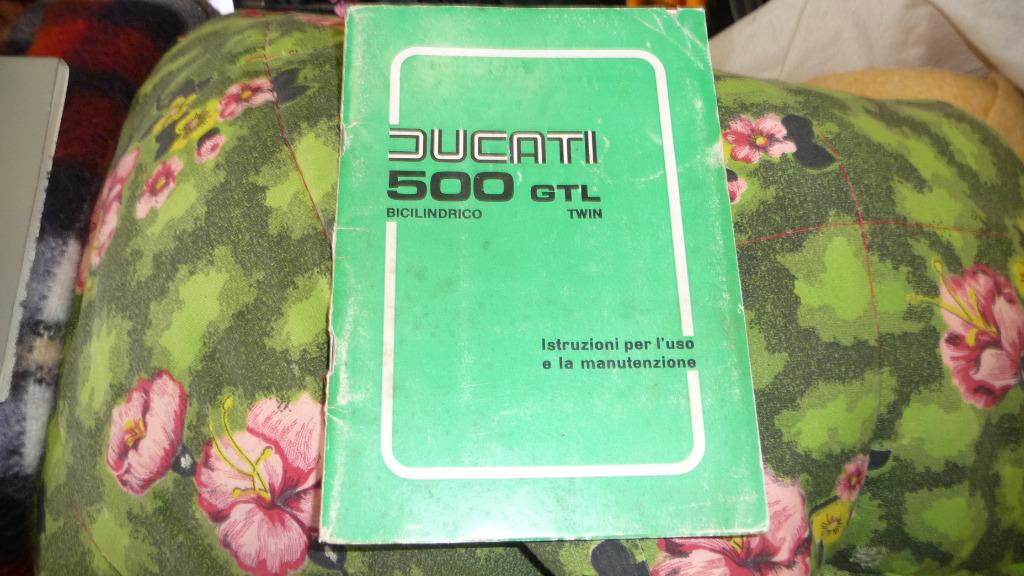 Instructieboekje Ducati 500GTL in ITALIAANS OF FRANS, Motoren, Handleidingen en Instructieboekjes, Ophalen of Verzenden, Ducati