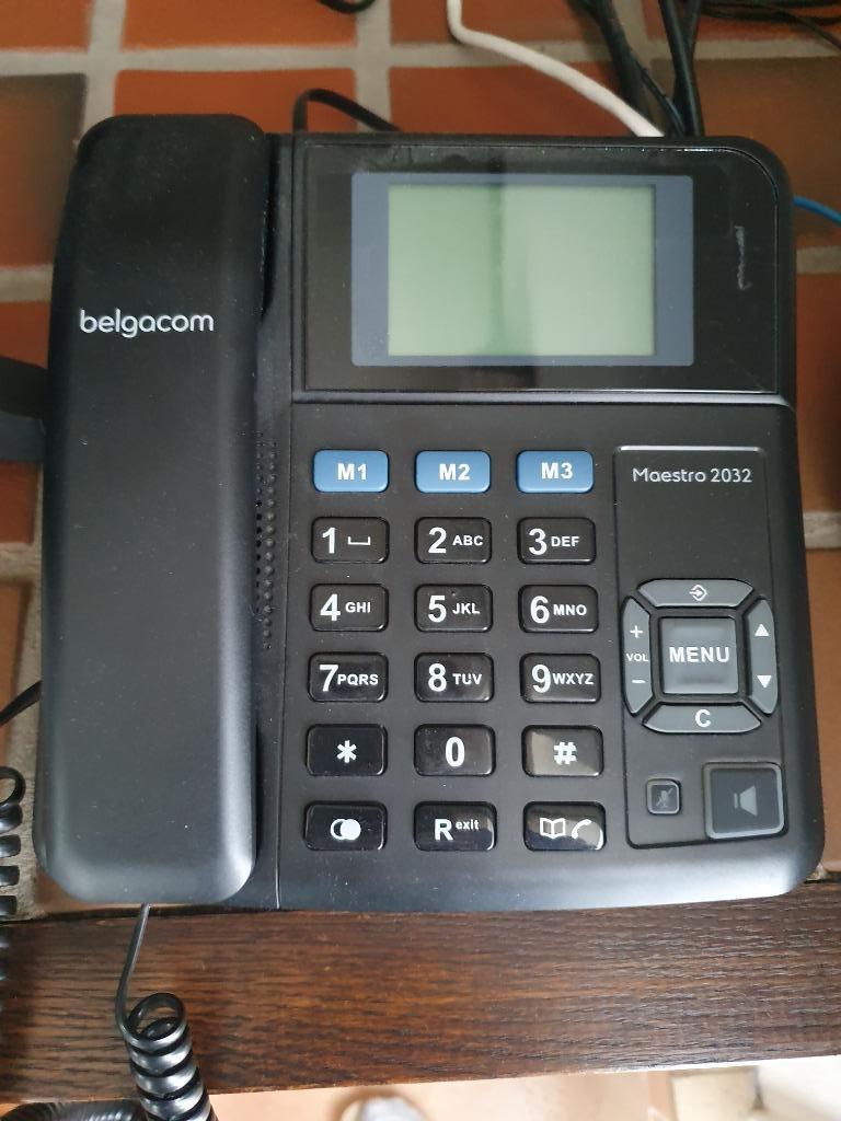 Vaste telefoon, Enlèvement, Utilisé, Bakélite