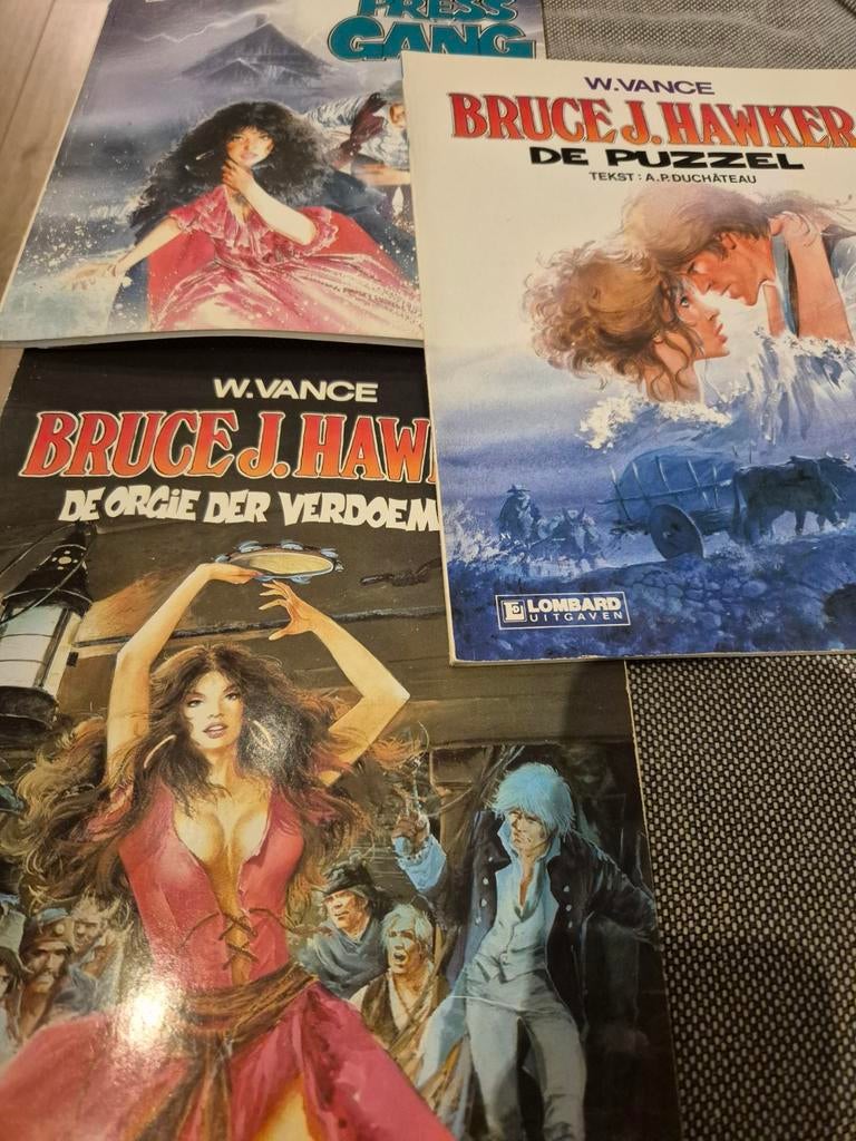 Bruce J. Hawker - 7 titels softcover, Boeken, Meerdere stripboeken, Ophalen, Gelezen, William Vance