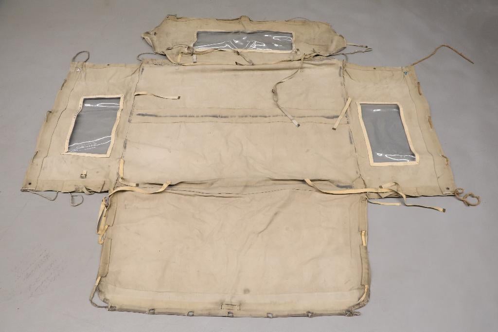 Bache avec fenêtres latérales pour Land Rover Series III, Enlèvement, Utilisé, Land Rover, Haillon arrière