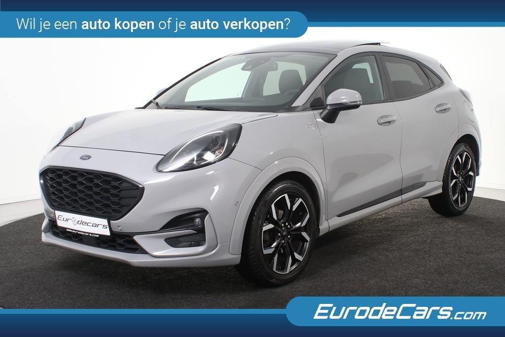 Ford Puma ST-Line *1ste Eigenaar*Leer*Panoramadak*Keyless*, Auto's, Ford, Voorwielaandrijving, Leder en Stof, Bedrijf, 3 cilinders