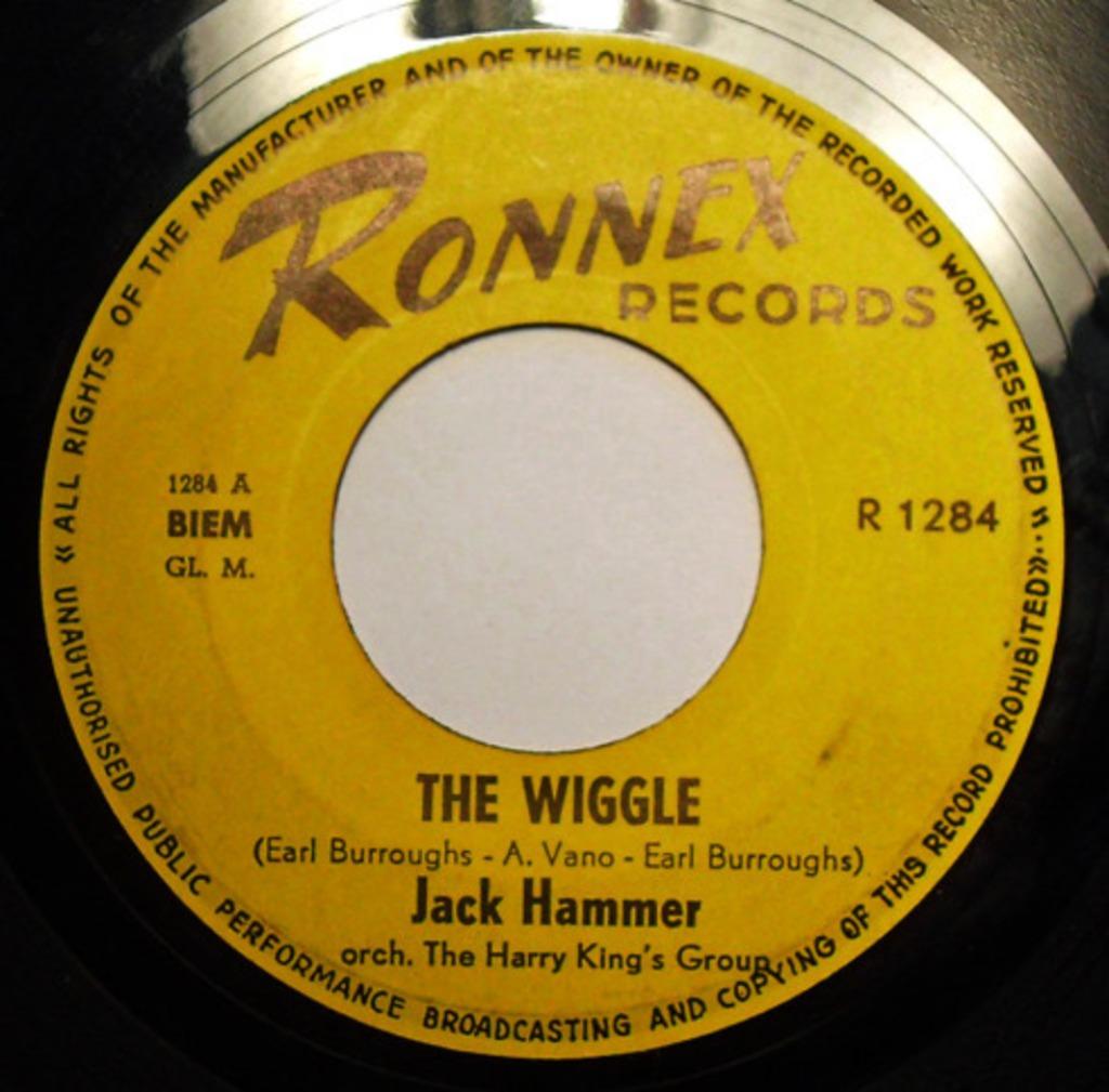 Jack Hammer - The Wiggle / The Wiggling Fool, Ophalen of Verzenden, Gebruikt, Pop