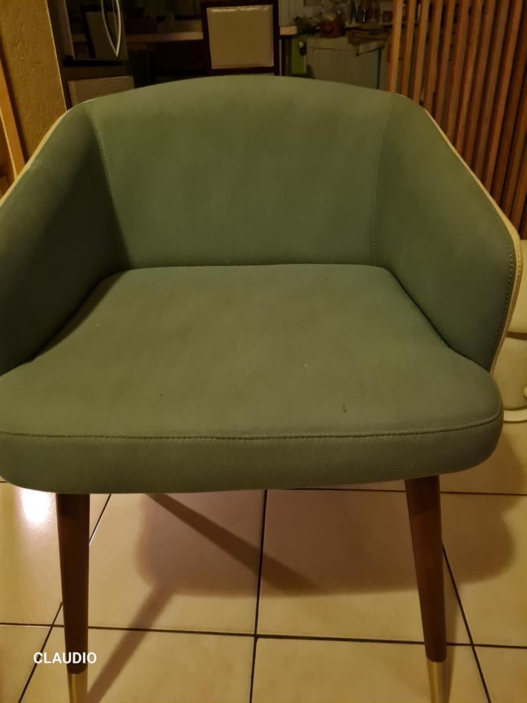 Siège Nordique, Huis en Inrichting, Stoelen, Ophalen, Zo goed als nieuw, Blauw, Leer