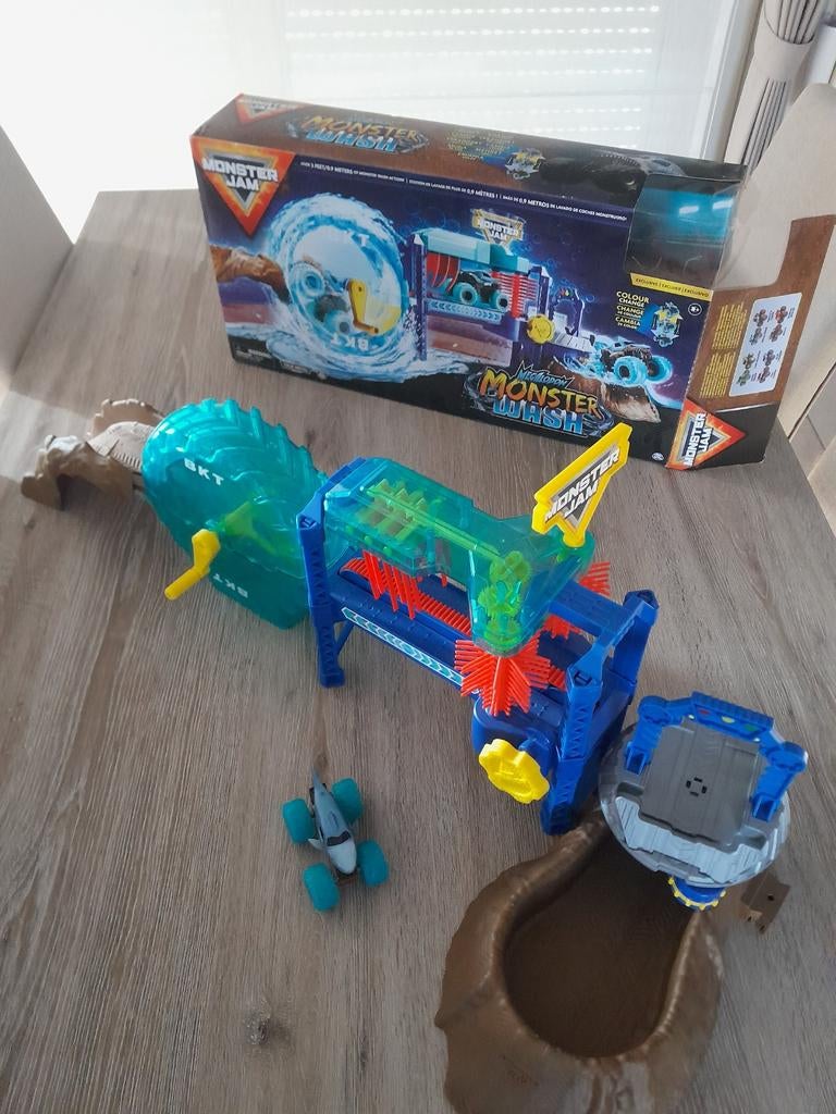 Monster jam carwash, Kinderen en Baby's, Ophalen, Zo goed als nieuw, Zelf te bouwen