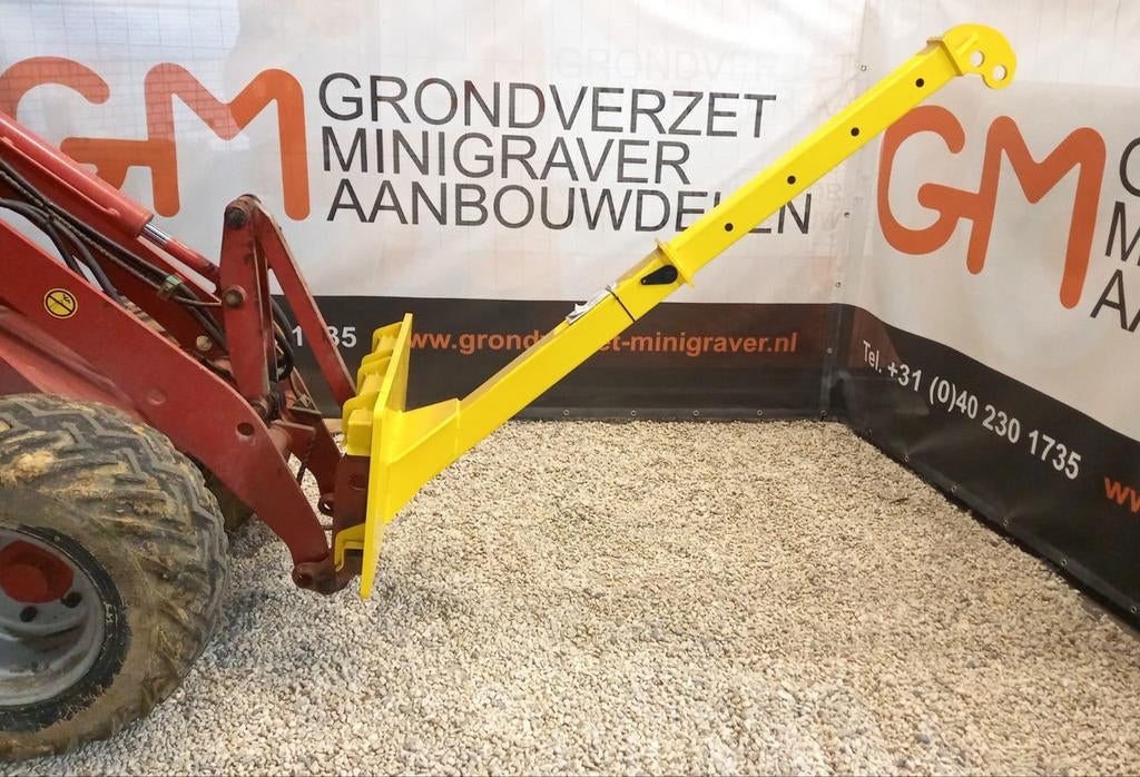 Hijsjib jib juk voor minigraver en kniklader, Ophalen of Verzenden