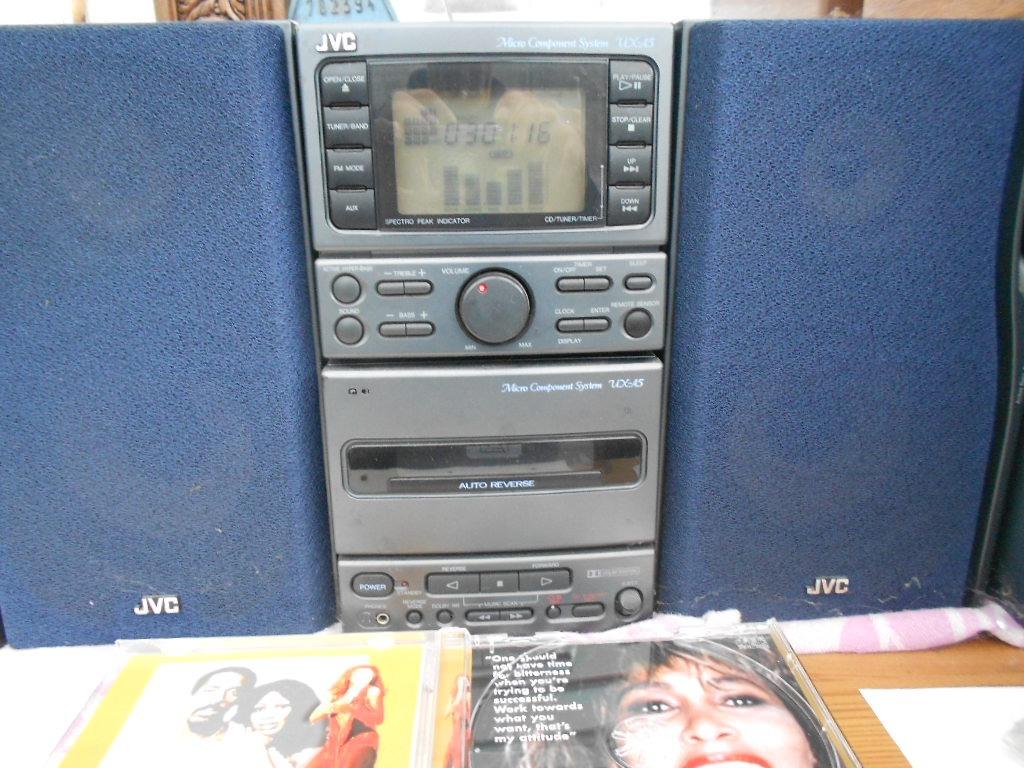 JVC, Enlèvement ou Envoi, Haut-parleurs, Comme neuf, Micro chaîne