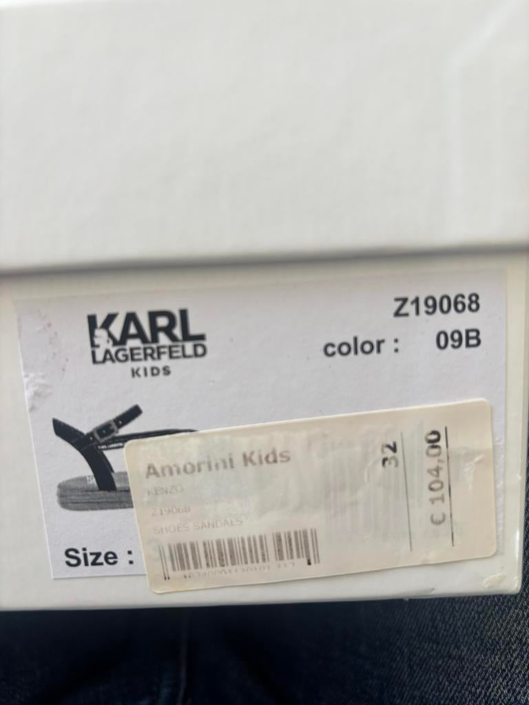 Karl Lagerfeld sandalen maat 32, Ophalen, Nieuw