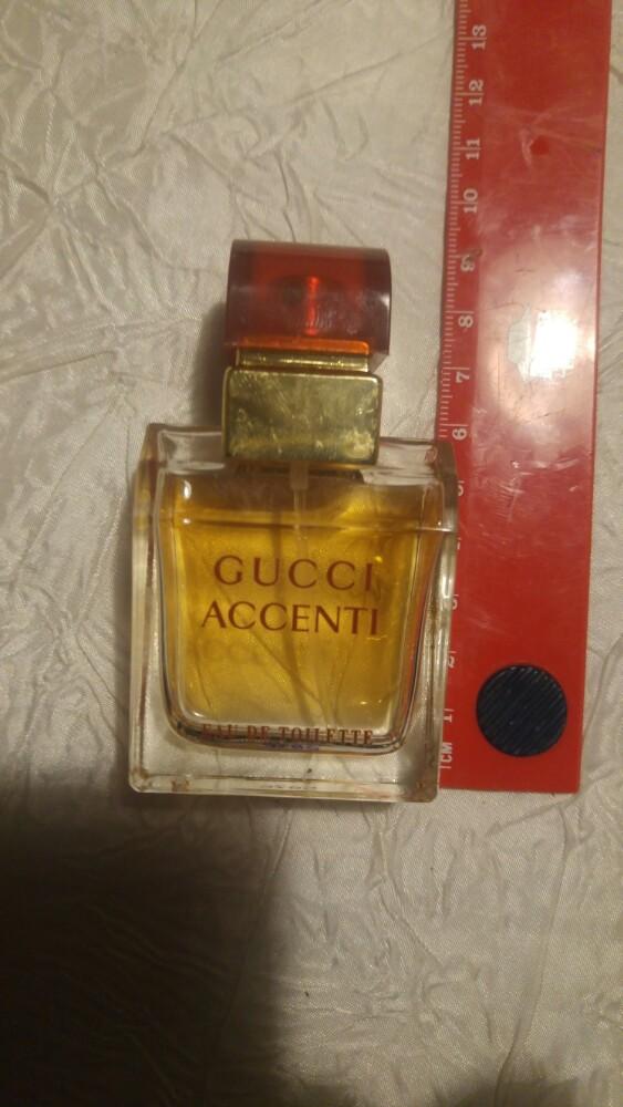 Vintage Flacon parfum toilette gucci accenti 50ml Italy, Enlèvement ou Envoi, Utilisé