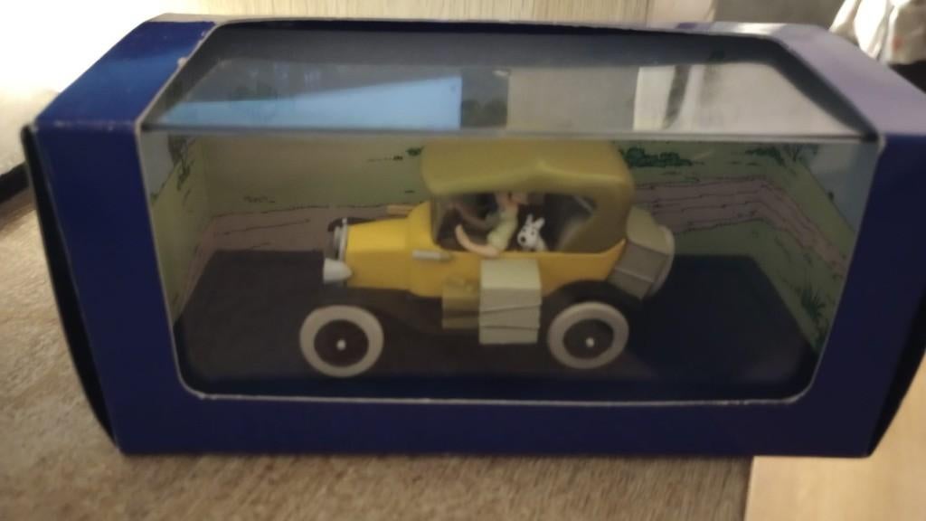 Voiture Ford T Tintin au Congo Editions Atlas format 1/43, Ophalen of Verzenden, Zo goed als nieuw, Auto